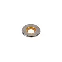 SLV LED Gulvindbygningslampe DASAR LED MINI Udendørslampe, rund, rustfrit stål 316, 31°, 2W, 3000K, IP67