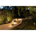 SLV LED Wall recessed luminaire DOWNUNDER OUT LED S, 0,96W, 3000K, IP55, white