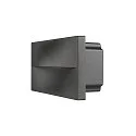 SLV LED Væglampe ADI LED Udendørslampe, 15,4W, 3000K, IP55, antracit