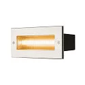 BRICK, Udendørs Vægindbygningslampe, LED, 3000K, rustfrit stål, 230V, IP67, 10W, 950lm