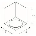 BIG THEO CEILING, Outdoor Ceiling luminaire, LED, 3000K, anthracite