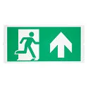 Accessories for LED Emergency Light P-LIGHT AREAL LED Pictogram foil, 3er Set, green