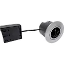 Indbygningslampe QUICK INSTALL G2 rund GU10 IP20, aluminium 