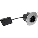 Indbygningslampe UNI INSTALL G2 rund GU10 IP44, aluminium 
