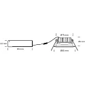 recessed luminaire VELIA LOW PROFILE round IP44, white matt dimmable 5,5W 340lm 4000K