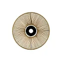 lamp shade PAMELA 3913/50, sand coloured, black