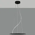 pendant suspension LISBOA 60 - ON-OFF / TRIAC - 250CM 3-fold, black matt