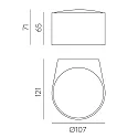 ACB outdoor wall luminaire ANIA 16/2060 IP65, white