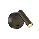 Væglampe ATRIA 16/3925 med afbryder, justerbar IP20, bronze