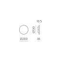 ACB outdoor wall luminaire COMBO 16/3966-20 IP65, gold