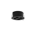 Indbygningslampe INVISIBLE 3980/85 IP20, sort 9W 680lm 3000K 36° 36°