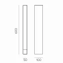 ACB path light ADHARA 2080 IP65, anthracite