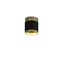 Loftlampe LUX 3989/10 IP20, guld, sort blank