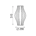 Bordlampe MIRTA 3054/50 med afbryder E27 IP20