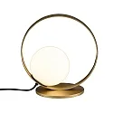 Bordlampe HALO 3815/1 IP20, guld, opal