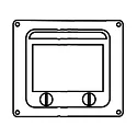 Top-hat rail modul NO 4417 /-19 4-fold, med dæksel, grå