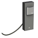 Stikkontakt spyd PLUG-N-PLAY 1-fold, antracit