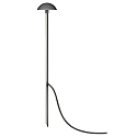 Spytlampe PLUG-N-PLAY /  LED down, halvrund IP54, antracit