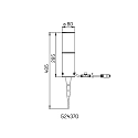 Albert Spytlampe PLUG-N-PLAY / G9 med lampefatning G9 IP54, antracit