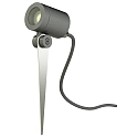 Spytlampe PLUG-N-PLAY / GU10 PAR16 med lampefatning GU10 IP54, antracit