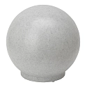 ball luminaire PLUG-N-PLAY Ø 400MM with lamp socket E27 IP65, light grey, melange