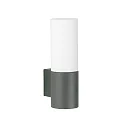 LED Udendørs Væglampe Type nr. 0277, IP44, 10W 3000K 900lm, Støbt aluminium / Opalglas, dæmpbar, antracit
