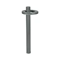 LED Pullertlampe Type nr. 2093, Lysfordeler i ringform, IP54, højde 90cm, 16W 3000K 1600lm, stiv optik, antracit
