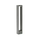 LED Pullertlampe Type nr. 2242, IP54, flad lysdistributør, højde 90cm, 10W 3000K 480lm, Støbt alu / opal, dæmpbar, antracit