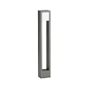 LED Pullertlampe Type nr. 2252, lang lysdistributør, IP54, højde 90cm, 10W 3000K 480lm, Støbt alu / opal, dæmpbar, antracit