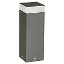 socket luminaire TYPE NO 2292 square, short, switchable IP54, anthracite