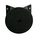 Corner bracket round Type No. 1005 for Albert Outdoor Wall luminaires, black matt