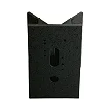 Corner bracket square Type No. 1006 for Albert Outdoor Wall luminaires, black matt