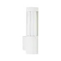 Udendørs Væglampe Type nr. 0215 + Downlight (Type nr. 0223), E27 maks. 20W +  GU10 PAR16 50W, Støbt alu / Opalglas, hvid