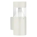 LED Udendørs Væglampe Type nr. 0275, 9W 1000lm, IP54 IK08, 9W 3000K 1000lm, glas klar med opalem indre kegle, hvid