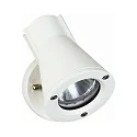 Udendørs Vægspot Type nr. 2153, IP54, E27 PAR20 maks. 50W, drejelig og svingbar, inkl. 250cm forbindelseskabel, hvid