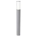 Pullertlampe Type nr. 2269, IP44, højde 90cm, E27 maks. 20W (LED), rustfrit stål / Akrylglas / inde opal, sølv matt