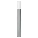 LED Pullertlampe Type nr. 2277, IP44, højde 90cm, 10W 3000K 900lm, Støbt aluminium / Opalglas, dæmpbar, sølv matt