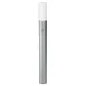 LED Pullertlampe Type nr. 2277 med bevægelsesdetektor, IP44, 90cm, 10W 3000K 900lm, Støbt alu / Opal, dæmpbar, sølv