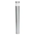 LED Pullertlampe Type nr. 2294, 360° symmetrisk, 9W 3000K 1000lm aluminium / plast opal, sølv matt
