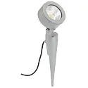 LED Jordspyd spot Type nr. 2390, IP54, 12W 3000K 1200lm 30°, drejelig og svingbar, dæmpbar, Støbt aluminium / glas