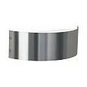 LED Udendørs Væglampe Type nr. 6342, 2-sidet, IP44, 230V AC/DC, halv rund, 29.5cm, 2x 7.8W 3000K 580lm, rustfrit stål