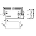 CASAMBI signalomformer CASAMBI IBTDMX indbygget version, Bluetooth styrbar, hvid