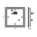 Bluetooth vægkontrol CASAMBI RWG4BT230 4-fold, indbygget version, sort