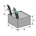 Bluetooth kontrolenhed CASAMBI IBTPRODA50C indbygget version, Bluetooth styrbar, programmerbar, sort