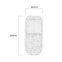 CASAMBI remote control CASAMBI RC4EMEBTB ENOCEAN 4-fold, programmable, perforated, black, perforated