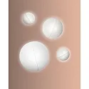 Axolight Loftlampe PL NELLY 100 E27 IP20, hvid dæmpbar