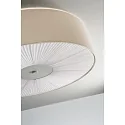 Ceiling luminaire PL SKIN 070, E27, IP20, with cover below, beige / warm white