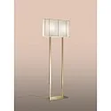 Floor luminaire PT CLAVIUS, 2x E27, IP20, gold / sand