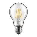 Blulaxa LED Filament Pæreformet Lyskilde RETRO klart, 300°, E27, varmhvid, glas, 7W