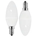 Blulaxa LED Lamp Candle SMD Essential, 3W, 230°, E14, warmwhite, double pack